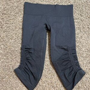 Lululemon Athletica Black Cropped Leggings
